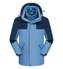 Cortavientos Personalizado Estampado de Logo Otoño Invierno Exterior Grupo Forrado de Polar Engrosado Bloqueo de Color Ropa de Trabajo Hecho a Medida Ropa de Trabajo Chaqueta