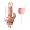 Dispositivo de Masturbación Femenina Juli'An con USB Retráctil y Oscilante para Lamer la Lengua, Dildo Totalmente Automático con Simulación de Carne Suave