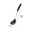 Juego de Utensilios de Cocina con Mango de Silicona Colador Espátula para Freír Cuchara para Sopa Espátula para Freír Utensilios de Cocina para el Hogar Espátula Cuchara para Cocinar Juego de 6 Piezas
