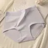 Roupa Íntima Feminina Algodão Roupa Íntima Feminina Algodão Forro de Algodão Confortável Respirável Antibacteriana Cintura Alta Elástica Shorts Calcinhas