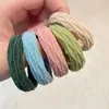 Prendedor de cabelo preto para rabo de cavalo alto para mulheres, altamente elástico e durável, não puxa nem deixa marcas no cabelo, faixa de cabelo, acessório de cabelo elástico
