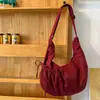 Bolso Nuevo Estilo Bolita Primavera y Verano, Bolso de Lona con Puntos, Ajustable al Hombro y Cruzado, Tendencia Ins Estilo Coreano