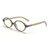 [Incrível Personalizado] 9073 Novo Armação de Óculos Retro Nerd Tartaruga Tr90 Lente Plana Oval para Miopia