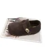 Sapatos Birkenstock Nicho Novo Estilo Sapatos Peludos Sapatos de Algodão Femininos Roupa Externa de Veludo Feminina Quente Versátil Temporada Emagrecimento Outono e Inverno Birkenstock