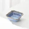 Juego de Platos para Condimentos Estilo Japonés Cambiado al Horno para Uso Doméstico Cerámica Plato Pequeño Plato para Salsa de Soja Vinagre Plato para Salsa de Dip para Hot Pot Plato para Snacks Venta al Por Mayor