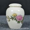 Pequeño Recipiente de Cerámica para Té, Tarro de Té, Tarro Cosmético, Pasta de Té de Cártamo y Dendrobium, Polvo Fragante, Botella de Porcelana para Polvo Medicinal, Estilo Chino