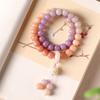 [Nishang] Pulseira Bodhi Rosa Púrpura Suave Novo Estilo Chinês Estilo Nacional Leão Winfa Pulseira Bodhi