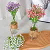 Mini flores de gypsophila artificiales, 13 o 19 tallos, estilo de goma suave, decoración fresca para bodas, ramo de novia, flores artificiales