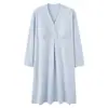 Exame antenatal materno Pijama para gestantes Roupa de casa de manga comprida Outono e inverno Pós-parto antenatal Enfermagem Roupa de resguardo Modal