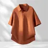 Ventas Directas de Fábrica [Artículos en Stock] Nueva Camisa Polo de Manga Corta para Hombre Verano 2026, Sin Costuras de Seda Helada, Blanco