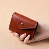 Venta Directa de Fábrica Portatarjetas Ultradelgado Billetera para Monedas Caja de Aluminio Estuche para Tarjetas Portatarjetas Bancarias Portatarjetas Corto Billetera para Monedas de Estudiante Transfronterizo