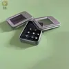 Caja de hierro para empaque de unidad USB caja de hierro para empaque de pinzas para vello nasal caja de hierro para cortaúñas caja para cejas aretes aretes almacenamiento caja pequeña de hierro