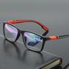 Gafas de presbicia con luz azul HD para mirar de lejos y de cerca, gafas de presbicia con luz dual, espejo deportivo TR para personas mayores