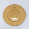 Platos de Carga de Plástico Estilo Europeo y Americano Fiesta de Bodas Banquete Platos Decorativos Técnica de Pintura en Spray 13 pulgadas