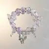 Pulsera Miel Rosa Dulce y Femenina Más Vendida Regalo para Niñas Nuevo Diseño Ins Súper Hada Estudiante Mejor Amiga Pulsera