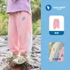 Pantalones Antimosquitos Casuales de Algodón para Niño y Niña, Pantalones Finos de Verano para Niños, Pantalones Deportivos para Niño, Ropa de Verano para Niña