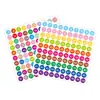 Pegatinas Digitales 15mm Coloridas Redondas Papel Etiqueta Autoadhesivo Números 1-100 Pegatinas de Números Pegatinas de Números de Codificación