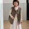 Chaleco para Niños Otoño Invierno Ropa de Abrigo Estilo Coreano Versátil Cárdigan Felpa Lana de Cordero Niñas Niños Medianos y Grandes Niños Bebé Chaleco