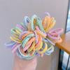 Diadema para bebé niña al por mayor sin costuras como banda de goma tocado cuerda para el pelo banda de goma bebé niña infantil alta elasticidad