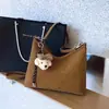 Bolsa Tote Grande de Tecido Retro Simples para Comércio Exterior Transfronteiriço para Mulheres, Textura de Alta Qualidade, Elegante Bolsa de Ombro Transversal para Trabalho e Deslocamento