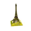 Pombo com Base Bandeira Metal Torre Eiffel Presente Turismo da França Artesanato Comemorativo História de Amor Romântico