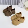 Versión de cuero suave~Nuevos zapatos de plataforma Birkenstock de suela gruesa para verano que aumentan la altura para personas menudas, zapatos de moda Mary Jane versátiles y elegantes