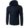 Comercio Exterior Amazon Cárdigan Suéter de Color Sólido Sudadera con Forro Polar Top Deportivo Otoño e Invierno Hombres y Mujeres Camisa con Cremallera