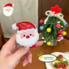 Muñeco de Dibujos Animados de Navidad Anillo de Presión Regalo Navideño Árbol de Navidad Creativo Alce Guantes Pulsera de Muñeco de Nieve Venta al por Mayor