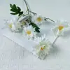 5 Crisantemos Salvajes Pequeños Simulados Navidad Boda Hogar Boda Transfronteriza Exhibición de Pared de Flores Manojos Grandes de Flores Artificiales en Múltiples Colores para Elegir