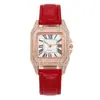 Tiktok novo relógio de moda feminino balde de vinho quadrado Pulseira relógio feminino relógio feminino estudante estilo coreano relógio casual