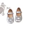 Zapatos de Princesa para Niñas Otoño 2025 Nuevos Zapatos Mary Jane de Suela Blanda para Niños con Pedrería Zapatos de Cuero Pequeños Zapatos de Frijol para Niñas