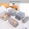 Calças de malha Underwear Multifunctional Organizer Caixa de armazenamento Roupeiro gaveta-tipo caixa divisória Portable Clothes Storage Bag