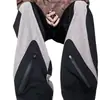 Pantalones Cargo Estilo Americano para Hombre Primavera Diseño Nicho Color Block Pantalones High Street Sueltos Talla Grande Pierna Ancha Rectos Casuales