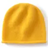 Gorro 100% cachemir puro, grueso, suave, cálido y a prueba de viento para niños, disponible en estilos unisex, con borde enrollado y un diseño básico versátil