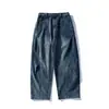 Pantalones Casuales Sueltos de Pana con Diseño Patchwork Desestructurado Vintage Retro Japonés Yidao Primavera 2026