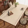 Mantel Retro Estilo Americano, Impermeable, Resistente al Aceite, Resistente al Calor, Lavable, Tela Cuadrada de Lujo de Gama Alta para Mesa de Café