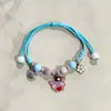 Accesorios de cerámica, cuentas, pulsera de moda de Jingdezhen, puesto de mercancía, venta al por mayor, puesto de joyería vintage hecho a mano, suministro