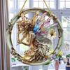 Disco Acrílico Creativo Transfronterizo Colgante Plano Sueño de Princesa Cuento de Hadas Belleza Imagen Atrapasol Decoración de Ventana Letrero Colgante para Porche