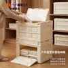 Caja de Almacenamiento de Doble Puerta para Acampar al Aire Libre Caja de Almacenamiento Plegable de Plástico Caja de Almacenamiento de Gran Capacidad para el Hogar