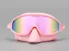 Nuevas Gafas de Natación de Marco Grande de Amazon, Gafas de Natación Galvanizadas Anti-Niebla de Alta Definición para Adultos, Gafas de Natación de Silicona Anti-UV