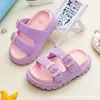 Pantuflas Infantiles Doble Hebilla Niños y Niñas Niños Hogar Exterior Playa Pantuflas Suela Suave Bonito Bebé Mayoreo