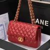 Bolso Transfronterizo Bolso de Mujer 2025 Nueva Textura Pequeño Aroma Cadena Cf Bolso Cruzado de Mujer Cuero Genuino Versátil Bolso Acolchado