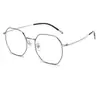 2025 Nuevo Estilo Coreano Montura de Gafas Poligonal con Filtro de Luz Azul Gafas para Miopía para Hombres y Mujeres Se Pueden Equipar con Monturas de Gafas de Titanio Puro