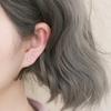 Mini Clavo Pequeño para Oreja Estudiante Femenina Japonesa y Coreana Viajero Diamante Mori con Orejas de Conejo Conejo Durmiendo Pendiente Libre Clavo