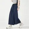 Pantalones de Secado Rápido para Mujer 2026, Frescos y Ligeros, Pantalones Casuales Transpirables, Pantalones tipo falda cropped holgados de pierna ancha con protección solar, Estilo delgado de verano
