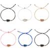 Pulseira Amazon Wish Mais Vendida Cacho de Cristal Dourado Moda Irregular Imitação Pedra Natural Amor Joias