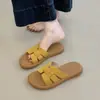 Sandalias Slip-On Súper Populares de Celebridad de Internet para Mujer, Calzado de Verano para Exteriores, Nuevo Modelo 2026, Sandalias Casuales Suaves Planas Antideslizantes para Playa para Mujer