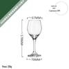 Taças de Vinho Tinto de Vidro Temperado Libby, Taças de Vinho Branco, Cálices, Taças de Vinho Transparentes para Uso Doméstico e em Restaurantes, Atacado para Hotéis