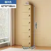 Armario de almacenamiento minimalista y moderno con cerradura, adecuado para sala de estar, montado en la pared, armario de almacenamiento multi-compartimento, armario de almacenamiento doméstico de cinco cajones