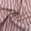 Camisa casual estilo coreano para primavera e verão tecido listrado rayon jacquard tecido de listras verticais vestido em estoque tecido para atacado